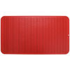 Picture of MicoYang Silicone Dish Drying Mat for Multiple Usage,Easy clean,Eco-friendly,Heat-resistant Silicone Mat for Kitchen Counter or Sink,Refrigerator or Drawer Liner Red XXXXL 32 inches x 18 inches