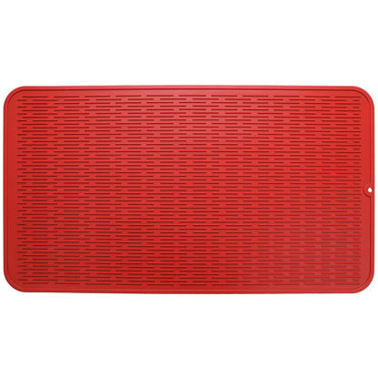 MicoYang Silicone Dish Drying Mat for Multiple Usage,Easy  clean,Eco-friendly,Heat-resistant Silicone Mat for Kitchen Counter or  Sink,Refrigerator or Drawer Liner Red XXXXL 32 inches x 18 inches - Yahoo  Shopping