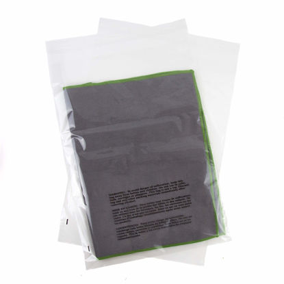 Picture of Poly Bags 14x20 with Suffocation Warning - Extra Strong Seal - 200 Pack - 14x20" Poly Bags - Retail Supply Co