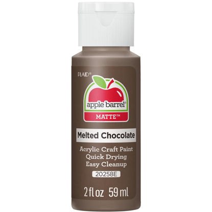 Picture of Apple Barrel Acrylic Paint in Assorted Colors (2 oz), 20258, Melted Chocolate