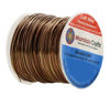 Picture of Mandala Crafts Anodized Aluminum Wire for Sculpting, Armature, Jewelry Making, Gem Metal Wrap, Garden, Colored and Soft, 1 Roll(20 Gauge, Light Brown)