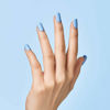 Picture of KISS imPRESS Color Press-On Nails, Nail Kit, PureFit Technology, Short Length, “Baby Why So Blue”, Polish-Free Solid Color Manicure, Includes Prep Pad, Mini Nail File, Cuticle Stick, and 30 Fake Nails