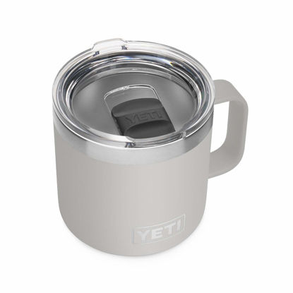 Picture of YETI Rambler 14 oz Mug, Vacuum Insulated, Stainless Steel with MagSlider Lid, Granite Gray