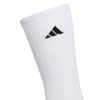 Picture of adidas Men's Athletic Cushioned Crew Socks with Arch Compression for a Secure fit (6-Pair), White/Alumina Beige/Carbon Grey, Large