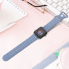 Picture of TreasureMax Sport Band Compatible with Apple Watch Bands 38mm 40mm 41mm 42mm 44mm 45mm 49mm,Soft Silicone Strap Compatible for Apple Watch Series Ultra 8 7 6 5 4 3 2 1 SE Men Lavender Gray 38/40/41MM