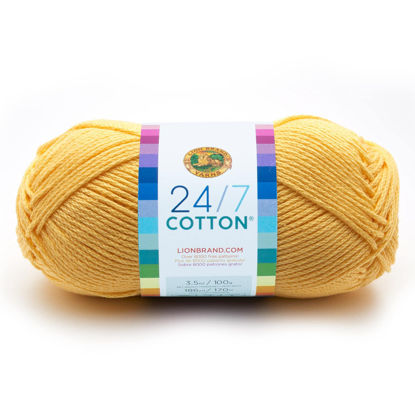 Picture of (1 Skein) 24/7 Cotton® Yarn, Lemon