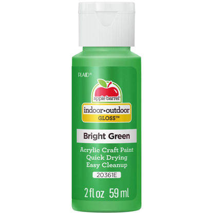 Picture of Apple Barrel Gloss Acrylic Paint in Assorted Colors (2-Ounce), 20361 Bright Green
