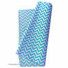 Picture of Flexicore Packaging Turquoise Chevron Print Gift Wrap Tissue Paper Size: 15 Inch X 20 Inch | Count: 10 Sheets | Color: Turquoise Chevron