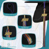 Picture of Endea Graduation Mixed Double Color Tassel with Gold Date Drop (Rainbow, 2023)