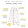 Picture of Burt's Bees Baby unisex baby Beekeeper Blanket, 100% Organic Cotton, Swaddle Transition Sleeping Bag Wearable Blanket, Quilted Elephants, Small US
