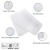 Picture of MicoYang Silicone Dish Drying Mat for Multiple Usage,Easy clean,Eco-friendly,Heat-resistant Silicone Mat for Kitchen Counter or Sink,Refrigerator or Drawer Liner White XXXL 28 inches x 18 inches