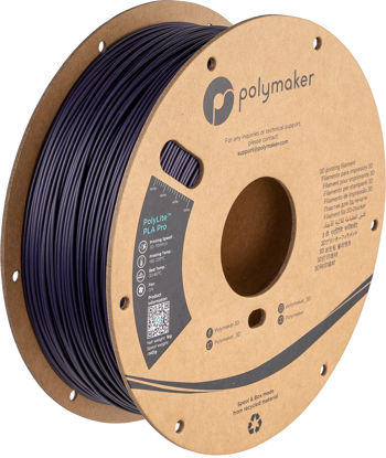 Picture of Polymaker PLA PRO Filament 1.75mm Dark Purple, Powerful PLA Filament 1.75mm 3D Printer Filament 1kg - PolyLite 1.75 PLA Filament PRO Tough & High Rigidity 3D Printing PLA Filament Dark Purple