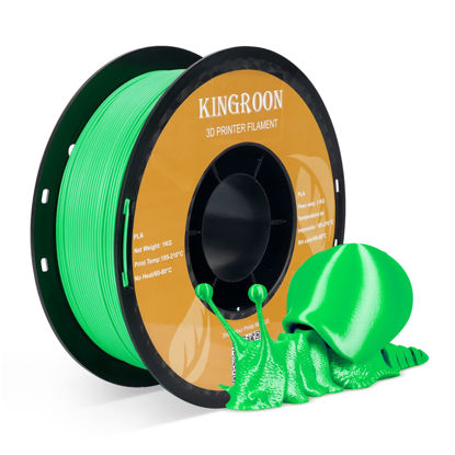 Picture of PLA 3D Printer Filament, Dimensional Accuracy +/- 0.03 mm, 1 kg Spool(2.2lbs), 1.75 mm，Apple Green