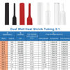 Picture of 82 Ft XHF 2 Inch (50mm) 3:1 Waterproof Red Heat Shrink Tubing Marine Grade Wire Cable Adhesive Lined Tube Insulation Seal Against Moisture Corrosion and Air Leakage