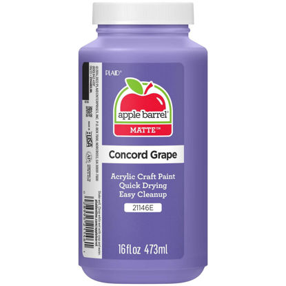 Picture of Apple Barrel Acrylic Paint in Assorted Colors (16 Ounce), 21146 Concord Grape