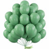 Picture of PartyWoo Retro Green Balloons, 50 pcs 12 Inch Jade Green Balloons, Latex Balloons for Balloon Garland Arch as Party Decorations, Birthday Decorations, Wedding Decorations, Baby Shower Decorations