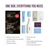Picture of Madison Reed Radiant Hair Color Kit, Medium Brown for 100% Gray Coverage of Resistant Gray Hair, Ammonia-Free, 5.5NNN Modena Brown, Permanent Hair Dye, Pack of 1