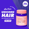 Picture of Lime Crime Unicorn Hair Dye Full Coverage, Peri Dust (Periwinkle) - Vegan and Cruelty Free Semi-Permanent Hair Color Conditions & Moisturizes - Temporary Purple Hair Dye With Sugary Citrus Vanilla Scent