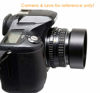 Picture of Fotasy Metal 52mm Lens Hood for Nikkor AF 35mm f/2 35mm f/1.4 Nikkor 50mm f/1.8 50mm f/1.4 Lens, 52 mm Lens Hood, Compatible with Nikon Fuji Leica Leitz OM Lens, Screw-in, with 58mm Lens Cap