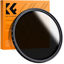 Picture of K&F Concept 37mm Variable ND2-ND400 ND Lens Filter (1-9 Stops) for Camera Lens, Adjustable Neutral Density Filter with Microfiber Cleaning Cloth (B-Series)