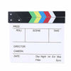 Picture of BERON Professional Vintage TV Movie Film Clap Board Slate Cut Prop Director Clapper (Colorful)