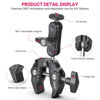 Picture of ULANZI Super Clamp Camera Clamp Mount Monitor 360° Ballhead Magic Arm Double Ball Head Adapter with 1/4"-20 & 3/8"-16 Thread for Canon Nikon DSLR Camera/Gopro/LED Lights/Ronin-M/Ronin MX/Freefly MOVI