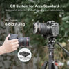Picture of SmallRig Selection Tripod Fluid Head Pan Tilt Head with Quick Release Plate for Arca Swiss for Compact Video Cameras and DSLR Cameras -3259
