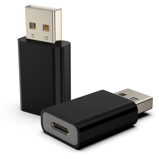 MOSWAG USB Male to USB C Female Adapter,Compatible with India