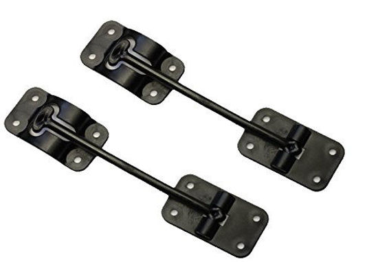 2 Pezzi Fermo Porta Per Camper A T In Acciaio Inox 304, 15 Cm, Con Viti, Antiruggine Per Roulotte, Trailer, Cargo E Camion