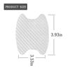 Picture of 4PCS Car Door Handle Sticker, Carbon Fiber Anti-Scratches Car Door Cup Protector, Non-Marking Auto Door Handle Protective Film, Universal for Most Car Handles (Silver/4PCS)