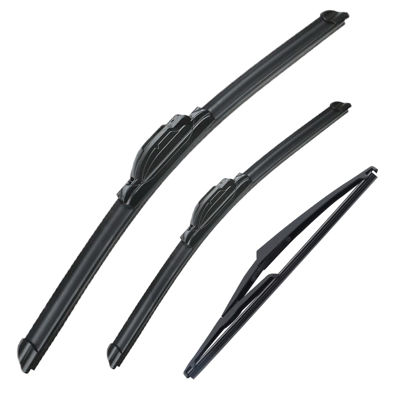 Picture of 3 wipers Replacement for 2013-2021 Nissan Pathfinder, Windshield Wiper Blades Original Equipment Replacement - 26"/17"/12" (Set of 3) U/J HOOK