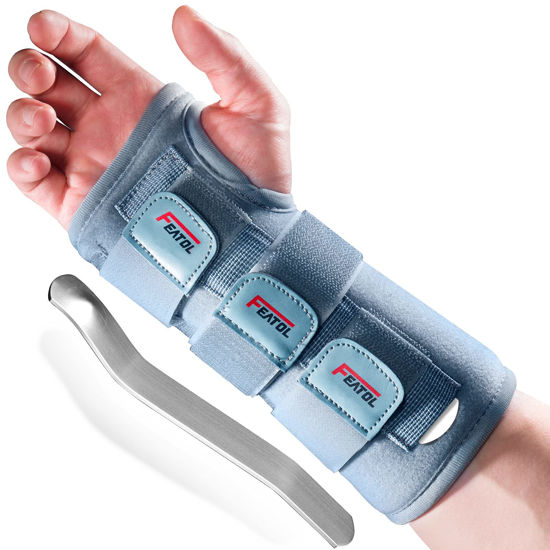 GetUSCart- FEATOL Wrist Brace Carpal Tunnel for Women Men, Adjustable Night  Sleep Support Brace with Splints Right Hand, Large/X-Large