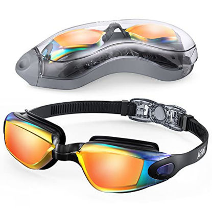 Picture of Aegend Swim Goggles, Swimming Goggles No Leaking Full Protection Adult Men Women Youth