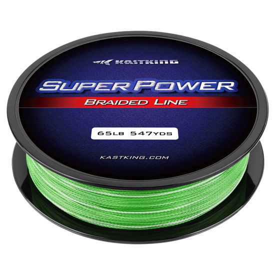 KastKing Superpower Braided Fishing Line, Grass Camo, 8LB, 327 Yds
