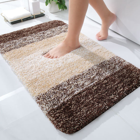 GetUSCart- OLANLY Luxury Bathroom Rug Mat, Extra Soft and