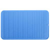 Picture of MicoYang Silicone Dish Drying Mat for Multiple Usage,Easy clean,Eco-friendly,Heat-resistant Silicone Mat for Kitchen Counter or Sink,Refrigerator or Drawer Liner Lichen Blue XXXL 28 inches x 18 inches