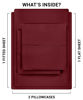 Picture of Utopia Bedding California King Bed Sheets Set - 4 Piece Bedding - Brushed Microfiber - Shrinkage and Fade Resistant - Easy Care (King, Burgundy)