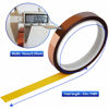 Picture of MEBMIK 6 Rolls 10mm x33m(108ft) Heat Tape for Sublimation,Heat Transfer Tape,Heat Resistant Tape,Adhesive Transfer Tape,Thermal Tape,No Residue