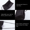 Picture of Borje Disposable Face Mask, 100 PCS Black Masks, 3 Ply Protection Face Masks