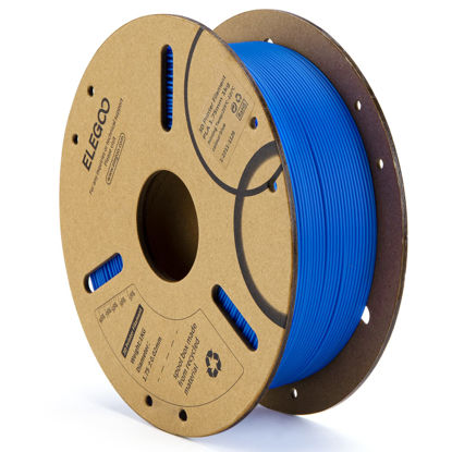 Picture of ELEGOO PLA Filament 1.75mm Dark Blue 1KG, 3D Printer Filament Dimensional Accuracy +/- 0.02mm, 1kg Cardboard Spool(2.2lbs) 3D Printing Filament Fits for Most FDM 3D Printers