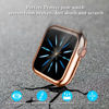Picture of GEAK 3 Pack Compatible with Apple Watch Case 42mm, Full Protective Screen Protector Case HD Ultra-Thin Cover Compatible with iWatch Series 3/2/1 Bumper Case 42mm Black/Clear/Rose Gold