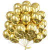 Picture of PartyWoo Metallic Gold Balloons, 50 pcs 12 Inch Metallic Gold Balloons, Gold Metallic Balloons, Latex Balloons, Metallic Balloons for Wedding Decorations, Birthday Decorations, Party Decorations