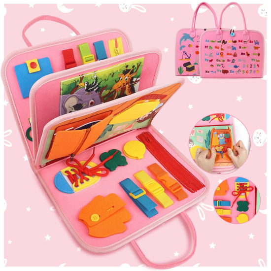 Getuscart Toddler Girl Toys Busy Board