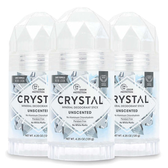 GetUSCart CRYSTAL Mineral Deodorant Stick Unscented Body Deodorant