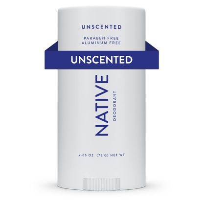 Picture of Native Deodorant | Natural Deodorant for Women and Men, Aluminum Free with Baking Soda, Probiotics, Coconut Oil and Shea Butter | Unscented
