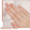 Picture of GAOY Sheer Nude Gel Nail Polish, 16ml Jelly Natural Pink Translucent Color 1301 UV Light Cure Gel Polish for Nail Art DIY Manicure and Pedicure at Home