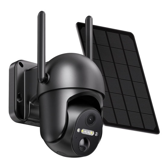 Picture of Solar Security Cameras Wireless Outdoor, SEHMUA 2K 360° View Battery Powered Outdoor Camera, WiFi Home Security with Spotlight Color Night Vision, PIR Sensor, 2-Way Audio, Siren Alarm, IP65 Waterproof