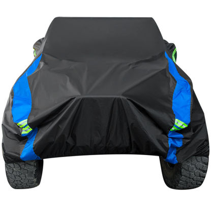 Picture of Avecrew for Jeep Wrangler Cover Waterproof 4 Door, All Weather for Jeep Rain Cover for Automobiles, Outdoor Full Exterior for Jeep Covers Fits JK JL TJ YJ CJ