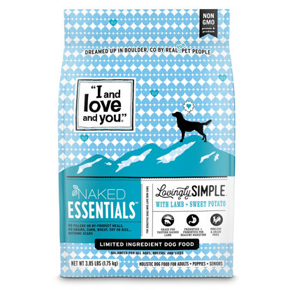 Picture of "I and love and you" Lovingly Simple Limited Ingredient Holistic Dog Kibble, Lamb & Sweet Potato, 3.85 LB (F05031)