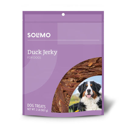 Picture of Amazon Brand - Solimo Duck Jerky Dog Treats,2 pounds